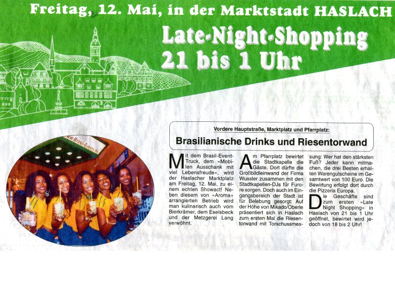 Brasil-Events - die brasilianische Erlebnis-Gastronomie
